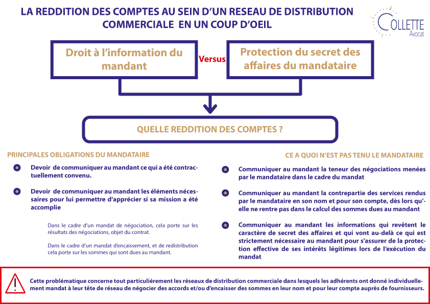 La reddition des comptes en un coup d'oeil - Crédit photo : © Collette Avocat